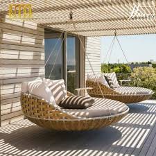 Bed Patio Swing Chair Wicker Furniture