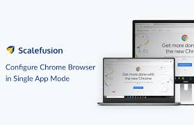 how to run chrome browser in single app