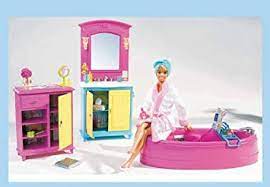 Barbie badezimmer 70s hollywood luxus badezimmer von tin flickr. Mattel Barbie B6276 0 Badezimmer Amazon De Spielzeug