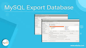 mysql export database learn how to