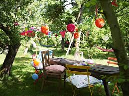 table chairs in garden for child s