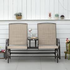 Outsunny Patio Glider Rocking Chair 2
