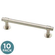 satin nickel cabinet drawer bar pull