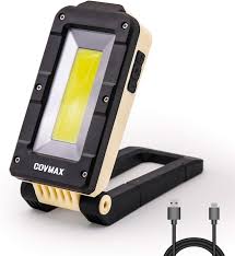 Rechargeable Portable Cob Led Work Light Multi Use Flashlight 180 Rotatable Foldable Handheld Work Lamp With Magnetic Base Support Hook Dimmable For Car Repair Home Using And Emergency Amazon Com
