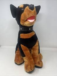 rottweiler dog stuffed plush