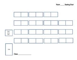 Movable Seating Chart Collaborative Pairs