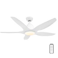 avia led 5 blade white ceiling fan