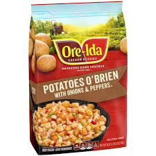 Hash brown potatoes, cheese, sour cream, soup and cereal crumbs make for quite a comfort food concoction. Ore Ida Potatoes O Brien With Onions Peppers Hy Vee Aisles Online Grocery Shopping