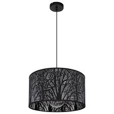 Buy the best and latest abat jour noir on banggood.com offer the quality abat jour noir on sale with worldwide free shipping. Lampe A Suspension Argent Textile D 38 Cm Barzi