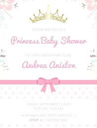 Baby Shower Invitation Templates Free Printable Princess