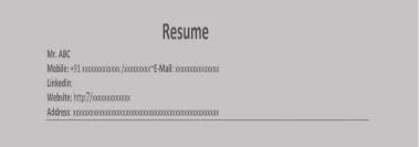 Besides resumes in word format, pdf fresher's resume templates are also very common. Engineering Resume Sample Writing Guide