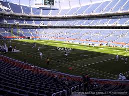 Denver Broncos Empower Field Seating Chart Interactive Map