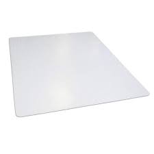 clear rectangle office chair mat