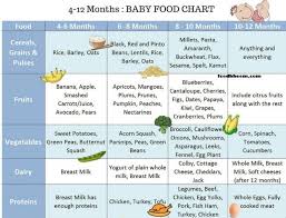 Baby Food Chart In 2019 Baby Food Recipes Food Charts