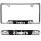 Pittsburgh Steelers Premium Stainless License Plate Frame