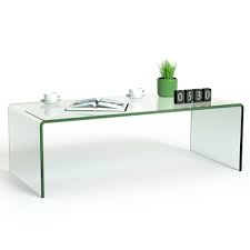 Costway Tempered Glass Coffee Table