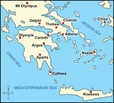 Image result for map of ancient greek city states