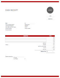 Cash Receipt Template Free Download From Invoice Simple