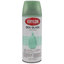 krylon sea foam sea glass spray finish
