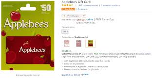 We did not find results for: Amazon Get 50 Applebee S Gift Card For 39 Danny The Deal Guru