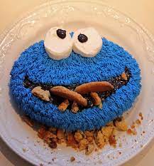 Super einfach zu machen, aber vorsicht! 3 Schnelle Rezepte Fur Lustige Torten Diy Geburtstag Zenideen Cookie Monster Cakes Cookie Cake Designs Cookie Monster Cake