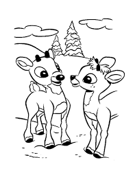 Search through 52281 colorings, dot to dots, tutorials and silhouettes. Printable Christmas Coloring Pages For Kids Reindeer Drawing With Crayons
