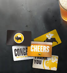 This is a mastercard rewards card, issued by first bankcard. Gift Cards Buffalo Wild Wings