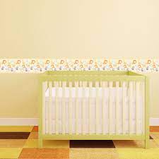 faixa decorativa para quarto de bebê círculos rosa 5mx10cm. Faixa Decorativa Para Quarto De Bebe Animais 6mx15cm Leroy Merlin