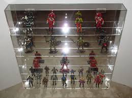 Action Figure Display Case Mirrored