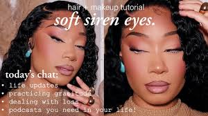 soft brown siren eye makeup tutorial