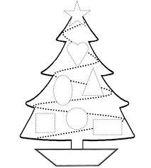 Resultado de imagen para árbol de navidad para colorear