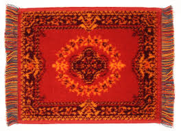 woven karastan rug rose color large