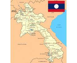 laos asia mapsland maps