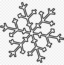 hd png snowflake outline