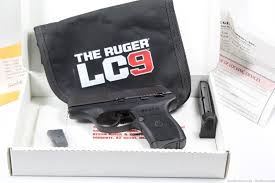 ruger lc9 9mm semi automatic pistol w