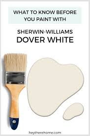 Sherwin Williams Dover White Paint