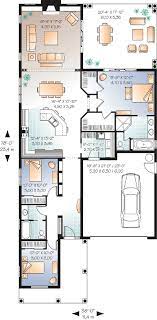 Narrow Lot Florida House Plan 21650dr
