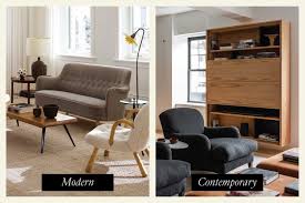 contemporary vs modern design major