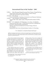 Pdf International Chart Of The Nuclides 2001