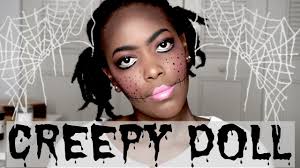 creepy doll halloween makeup tutorial