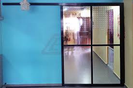 Sliding Doors Central Aluminium Glass