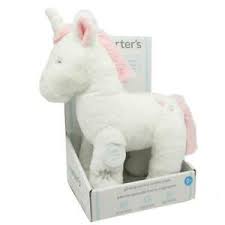 Carters Glowing Unicorn Soother Plush Toy With Light Up Horn Plays 3 Lullabies Ebay