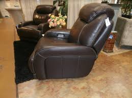 Simon Li Pwr Leather Recliner At The