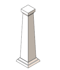 craftsman column parametric revit