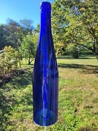 Usa Handcrafted Cobalt Blue Bottle Wind