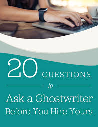 Find a Ghostwriter