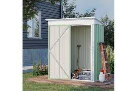 Outsunny Metal Garden Shed 5 X3 X6