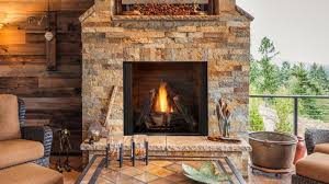 Courtyard Outdoor Gas Fireplace By