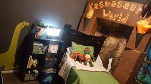 The jurassic world themed suites can sleep up to five people. Jurassic World Boys Bedroom Jurassic Bedroom Toddler Room Dinosaur Room