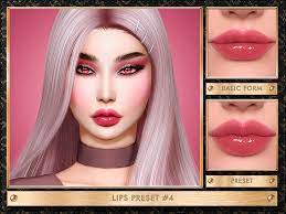 the sims resource lips preset 4